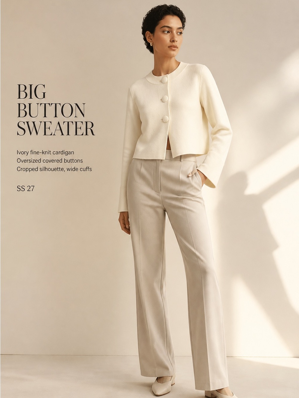 Big Button Sweater